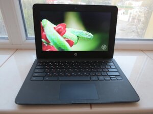 Потужний хромбук HP Chromebook 11a-nb0013dx Intel Celeron N3350 up to 2.4 GHz 32GB eMMC:4 GB LPDDR4-2400 IPS