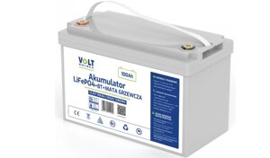 Акумулятор літієвий lifepo4 12.8 в 100ah (150A) VOLT polska + блютуз