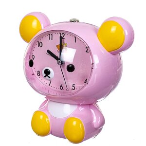Дитячий настільний годинник будильник Lefard Ведмедик 17х16х11 см 12008-001-B