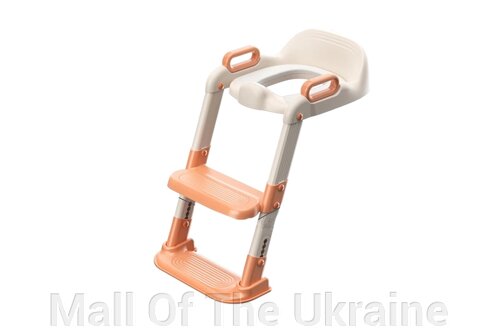 Дитяче сидіння на унітаз Babyhood BH-139 зі сходинкою та ручками, 2 кольори, в коробці р. 60,7*37*57,3 см.