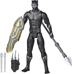 Іграшка Hasbro Чорна Пантера 30см Месники - Black Panther, Titan Hero Series Blast Gear, Avengers (E7388)