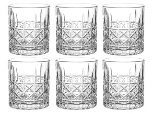 Набір скляних склянок для віскі LeGlass 6 штук 330мл 600-002