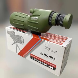 Підзорна труба KONUS KONUSPOT-50 15-40x50 зі штативом у комплекті