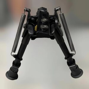 Сошки Harris Bipod S-BRM-MLOK, 152-229 мм, шарнірна база, підпружинені ніжки з гумовими наконечниками