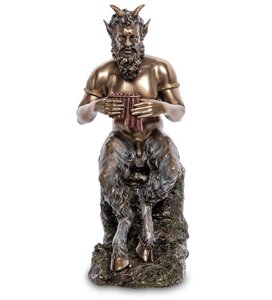 Статуетка Veronese Пан, що грає на флейті 24,5 см 1906338 бог скотарства та подорожей