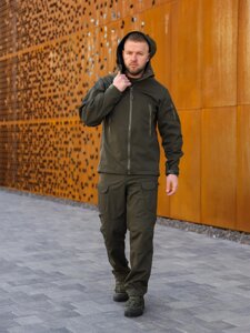 Тактичний Костюм Undolini Soft Shell Олива