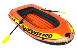 Надувний човен тримісний 58358 Explorer pro 300 Set Intex