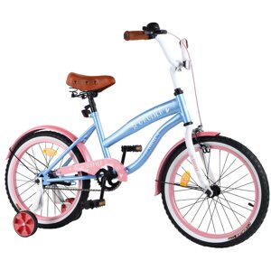 Велосипед дитячий 18" Tilly Cruiser T-21837 blue/pink рожевий