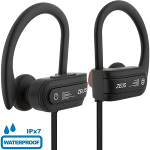 Bluetooth Наушники Zeus WORKOUT с HD Stereo Sound системой и прочной фиксацией для тренировок Waterproof IPx7 (50131020)