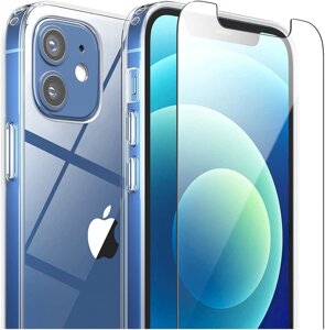 Чохол FlexGear [Повний захист] для iPhone 12 / iPhone 12 Pro та 2 захисних скла - Crystal Clear (50230226-X002LXX1PV)