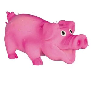 Іграшка для собак Trixie Свиня Bristle Pig зі щетиною хрюкаюча 10см (5002141)