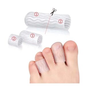 Нова Гелева Накладка на Палець ноги ToeLab M70 Протектор - Дихаючий Напальчник, Медична Накладка на Носок, Протектор, 1