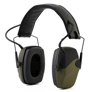 Тактичні Активні навушники для стрільби Perfect Impact Green - Стрілецькі Шумозаглушувальні Шумозаглушувальні Захисні
