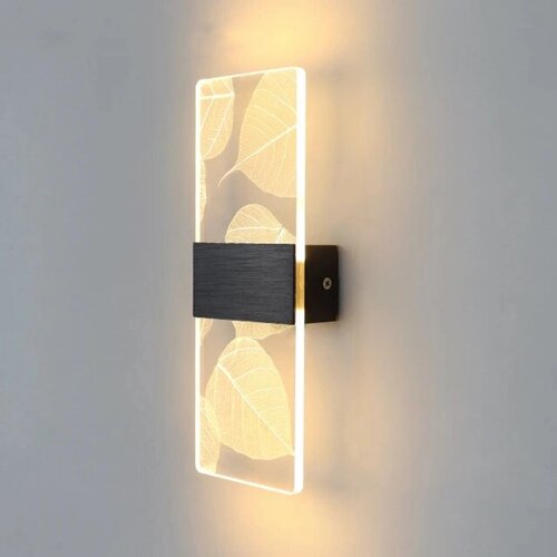 Акриловий настінний світильник SV для внутрішнього освітлення 3 кольори Чорний (sv3552)