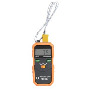 Цифровий термометр типу K PEAKMETER PM6501 РК-дисплей для високоточного вимірювання температури, шкала