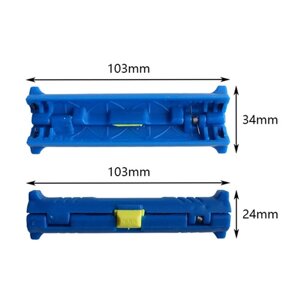 Інструмент для зачистки кабелю SV 10.3*3 cm Синій (sv1336-bl)