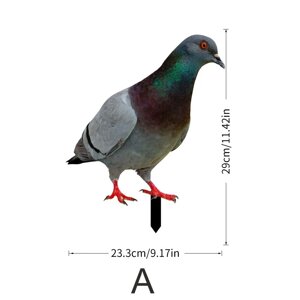 Штучний птах із піни для зовнішньої прикраси двору (sv2757)
