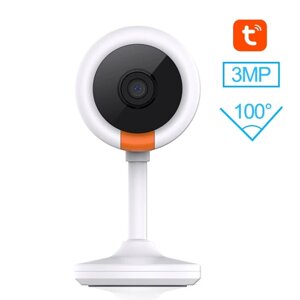 Камера-радіоняня Wi-Fi Tuya 1080P Smart Life Бездротова міні-камера IP CCTV Двостороннє аудіо AI Detect (sv2970)