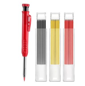 Олівець розмітний автоматичний з набором стрижнів 18 шт. (сірий, жовтий та червоний по 6 шт) (sv0897)