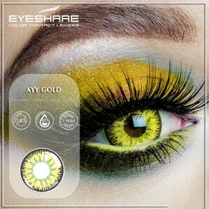 Лінзи контактні EYESHARE кольорові HD35-Purple + контейнер для Хеллоуїн, Halloween Косплей, аніме (sv3087ag)