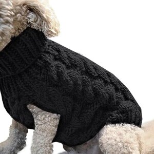 Махровий трикотажний светр SV для домашніх тварин L Чорний (sv3468), L