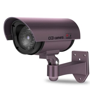 Муляж камери відеоспостереження Dummy IR Camera з датчиком руху 160 х 80 х 73 мм, Фіолетовий