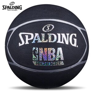 М'яч баскетбольний Spalding 7 розмір суперміцний зі штучної шкіри Чорний (sv1139)