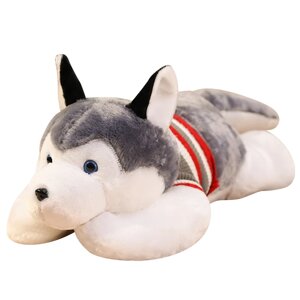 М'яка іграшка SV Собака Хаски плюшевий 120 см Сірий (sv3745120)