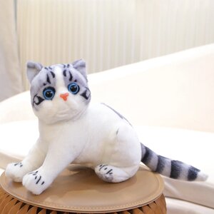 М'яка іграшка SV у вигляді кота 26 см Білий (sv2588)