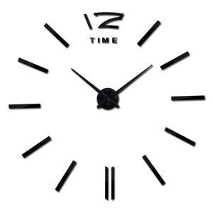 Настінний годинник SV 80-120 cm акриловий декоративний, Золотий