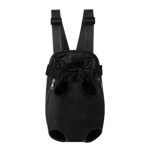 Рюкзак-перенесення для котів та собак SV сітчаста для подорожей M (3.5 кг) Чорний (sv3791m)