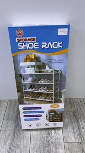 Полиця для взуття Shoe Rack 5 ярусів металева YH7801