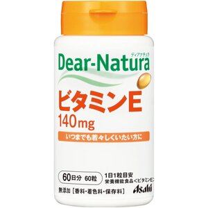 ASAHI Dear-Natura вітамін E банка (60 днів) 60 табл