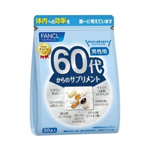 FANCL комплекс вітамінів та мін. для чоловіків 60+30 днів) 30 шт