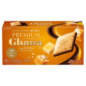 LOTTE Premium Ghana Caramel шоколад карамель 64 г