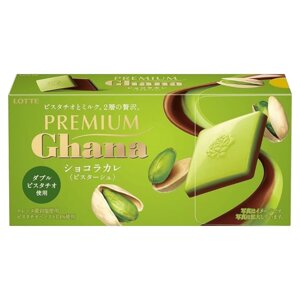 LOTTE Premium Ghana Pistache шоколад фісташка 64 гр