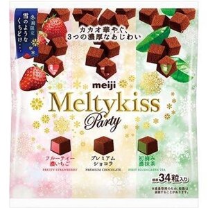 MEIJI Melty Kiss Party три різновиди сезонного шоколаду, 140 г