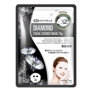 MITOMO 512 тканинна маска з діамантовою пудрою, 1 шт