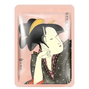 MITOMO тканинна маска японка "масло камелії+матча" 1 шт