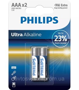 Елемент живлення (Philips) 1.5V "LR03\AAA"