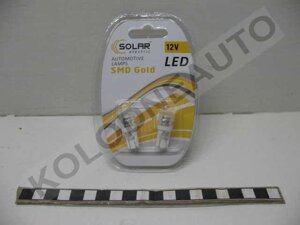 Лампочка 1-но конт. груша біла LED SMD 12V 48-діодів BA15s (Tempest)