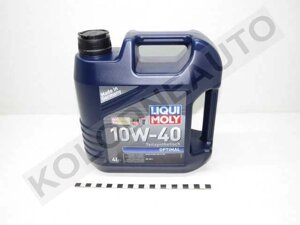 Моторна олива бензин, дизель 10W-40 (Liqui Moly) Optimal 4л.