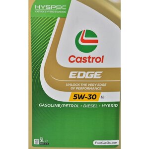 Моторна олива 5W-30 унів. (Castrol) (EDGE) LL 5л.