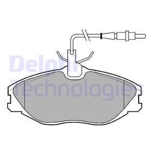 Колодки гальмівні Peugeot 406 з95-04р. в. перед. (Delphi)