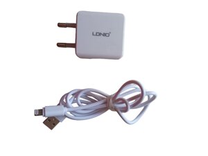 Зарядні для моб. телеф. Iphone 2 входи USB/220V (КНР)