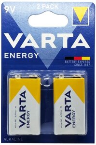 Батарейка Varta Energy Крона 6F22/9V/Alkaline