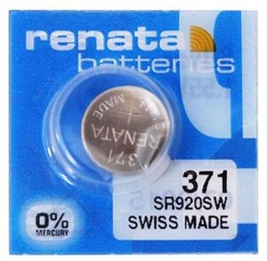 Батарейки-Таблетки Renata 371/SR920/ 10шт. на блістері