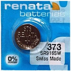 Батарейки-Таблетки Renata 373/SR916/ 10шт. на блістері