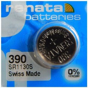 Батарейки-Таблетки Renata 390/SR1130/ 10шт. на блістері