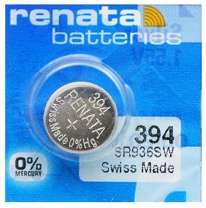 Батарейки-Таблетки Renata 394/SR936/ 10шт. на блістері